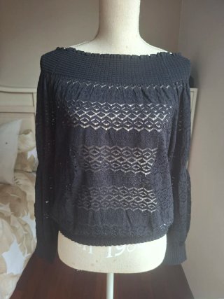 Camiseta Zara Encaje Talla L