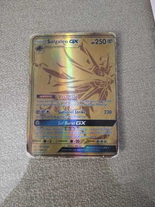 Carta Pokémon Solgaleo GX Stage 2