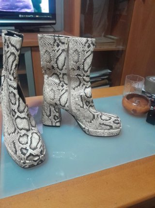 Botas Mango Animal Print Talla 37