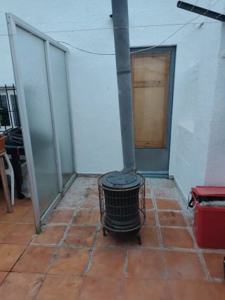 Estufa leña antigua Hijo de Miguel Panadero N4