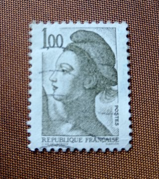 Sello Francés 100 Postes Usado