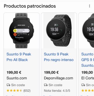 Reloj multideporte Suunto 9 Peak Pro