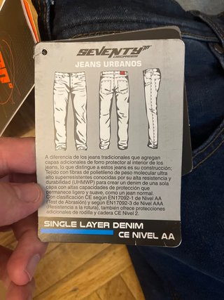 Vaquero moto Seventy Degrees SD-PJ10 talla M nuevo
