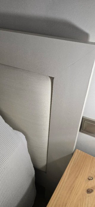 Cabecero Banak Madera y Piel 1,80