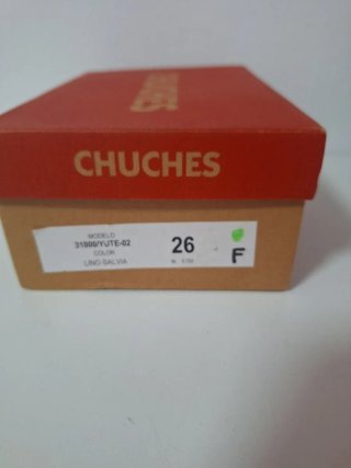 Sandalias Chuchhes niña azul y verde Talla 26