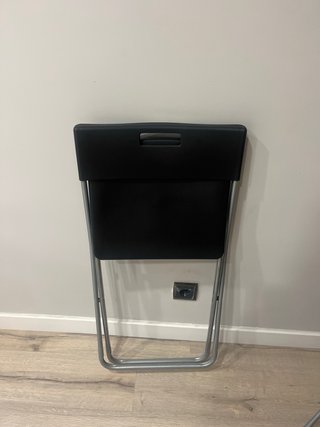 2 Sillas Plegables Ikea Negras