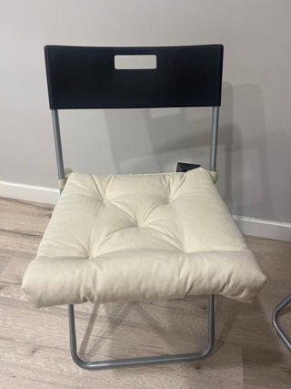 2 Sillas Plegables Ikea Negras