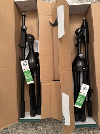2 Trípodes NUEVOS para Micrófono K&M 259-1