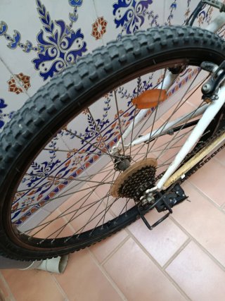 Bicicleta Blanca Montaña