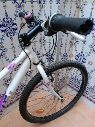 Bicicleta Blanca Montaña