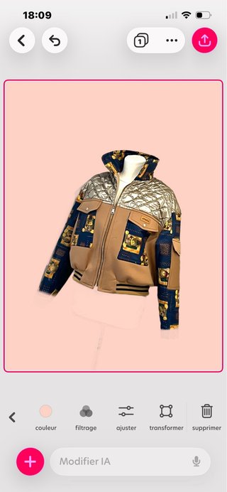 Chaqueta Anaga Teddy Bomber