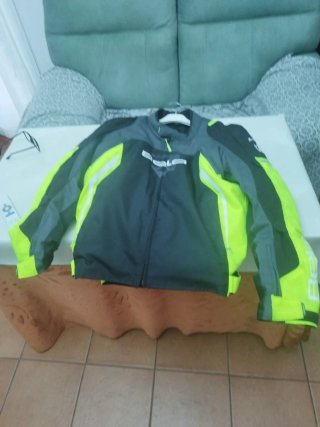 Chaqueta Moto BELA 4XL Negra y Verde