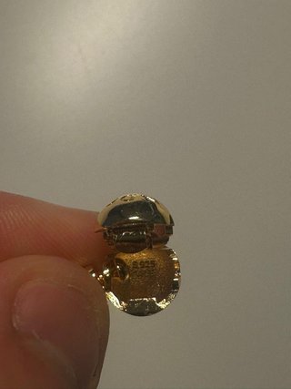 Pulsera Pandora dorada con cierre