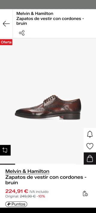 Zapatos Melvin & Hamilton Talla 44 Marrón
