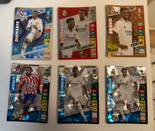 Cartas Fútbol Real Madrid Panini