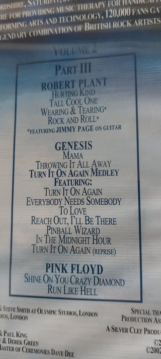 DVD Knebworth Vol. 2 (Part III) Rock