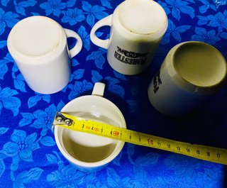 Set 4 tazze Forester 1870 ceramica