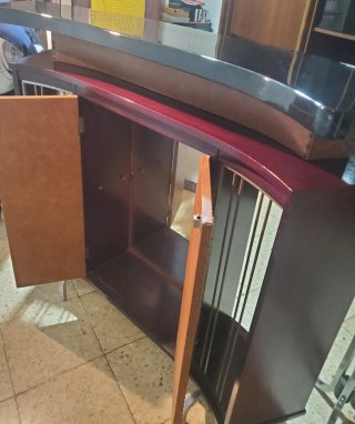 Mueble Barra Bar Clásico Madera y Metal