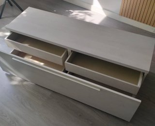 Conjunto completo de muebles para salón.