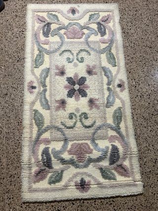 Alfombra de lana 130x70 cm