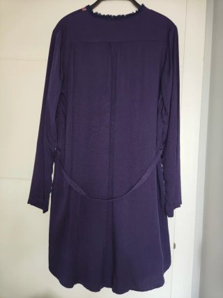 Vestido casaca blusa morada