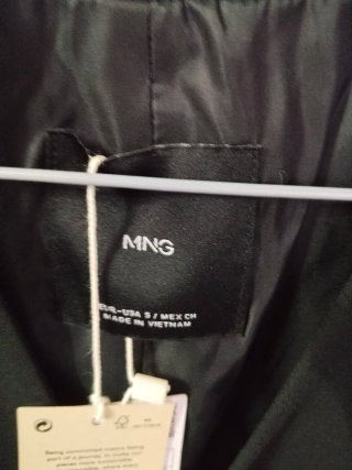 Chaleco Mango Negro