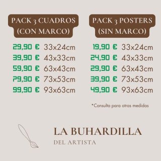 Cuadros decorativos modernos y elegantes salon