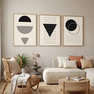 Cuadros decorativos modernos y elegantes salon