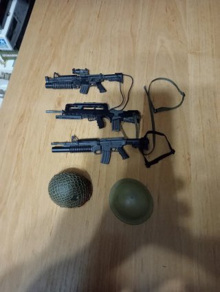 Accesorios para figuras de acción militar