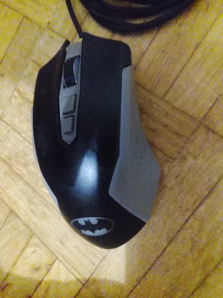 Ratón Gaming USB Negro y Gris