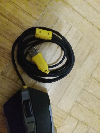 Ratón Gaming USB Negro y Gris