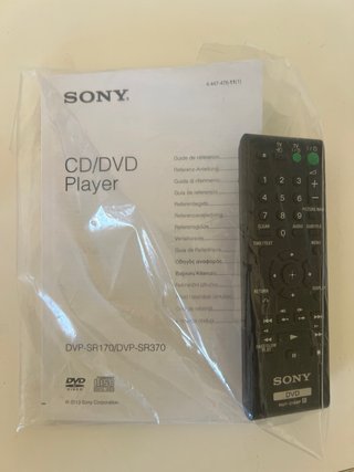 Reproductor DVD Sony DVP-SR370