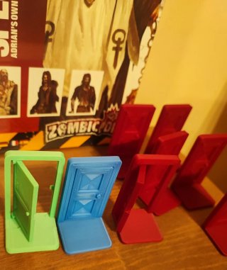 Personajes para Zombicide Adrien Smith y Tokens 3D