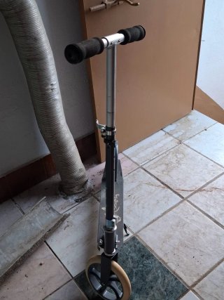 Patinete plegable gris