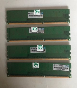 4x Módulos Memoria RAM Elpida 2GB PC3-10600E