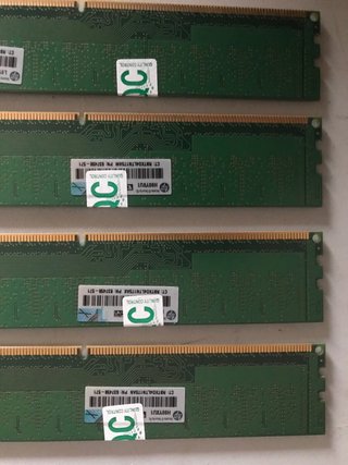 4x Módulos Memoria RAM Elpida 2GB PC3-10600E