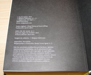 Breve historia de siete asesinatos Marlon James