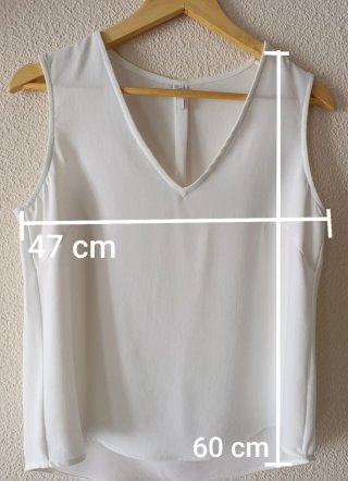 Blusa en V Talla L
