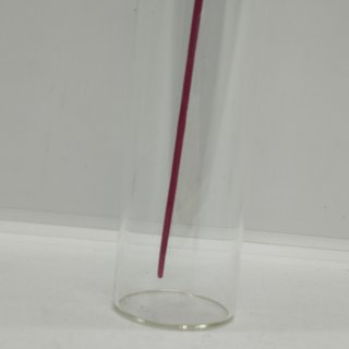 Porta incenso cilindro vetro oro 20cm