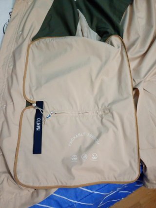 Chubasquero fino MANTO plegable hombre
