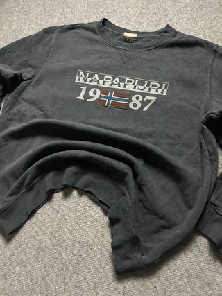 Jersey Napapijri Vintage Gris LIQUIDACION