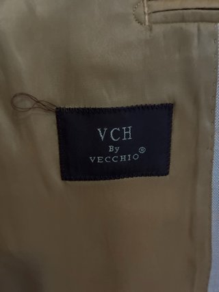 Americana de caballero beige/dorada