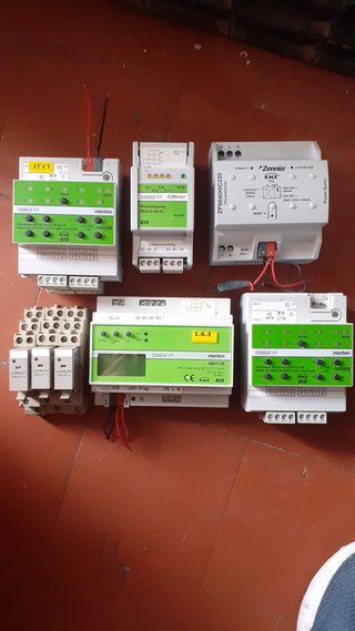DALI domotica MERTEN Zenio KNX Fuente Alimentación