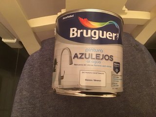 Pintura Bruguer Azulejos Blanco 750ml (12 latas)