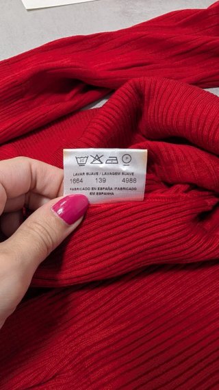 Jersey Naulover cuello redondo Rojo 46