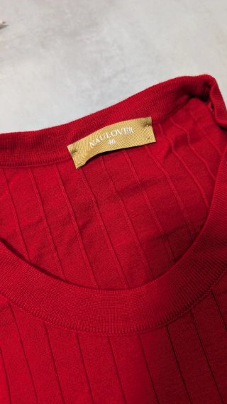 Jersey Naulover cuello redondo Rojo 46
