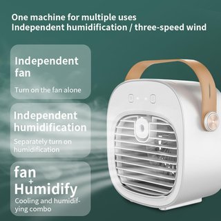 SIN ABRIR 2 en 1 Mini Ventilador y Humidificador