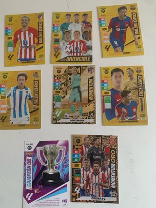 Lote +250 cartas adrenalyn laliga 23-24