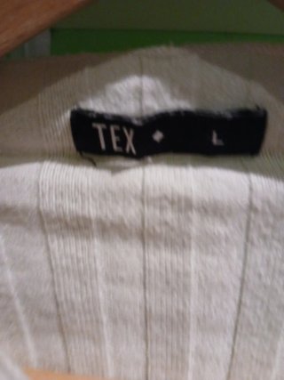 Jersey blanco de canalé
