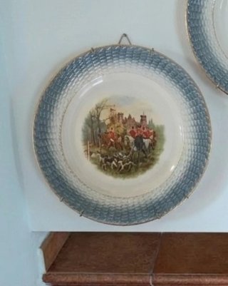 2 Piatti Decorativi Inglesi Caccia